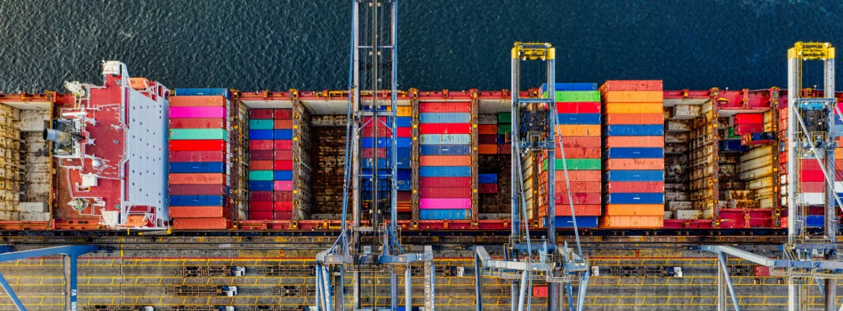 Imagen de buque de carga - Trazabilidad del café